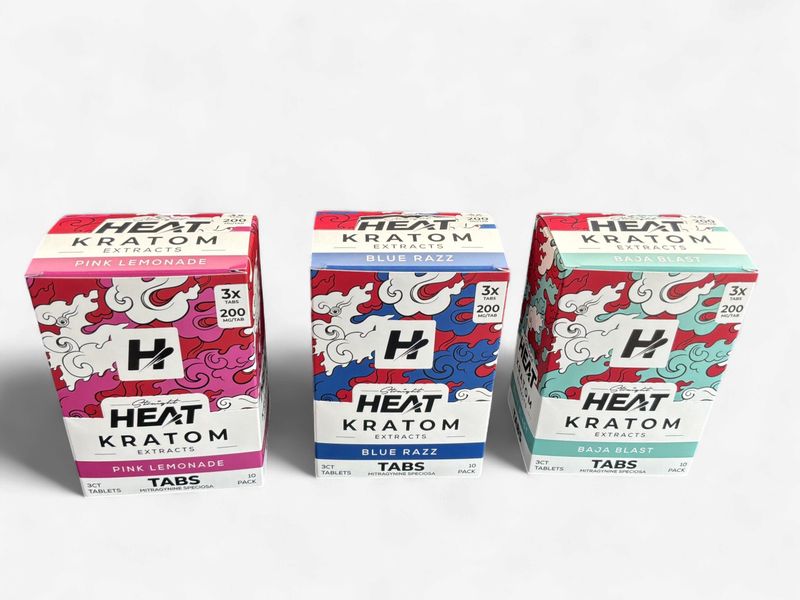 Straight Heat Kratom Tabs 200mg