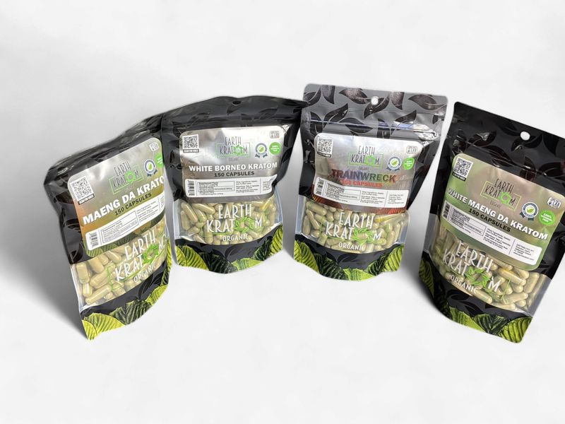 Earth Kratom Capsules 150 ct
