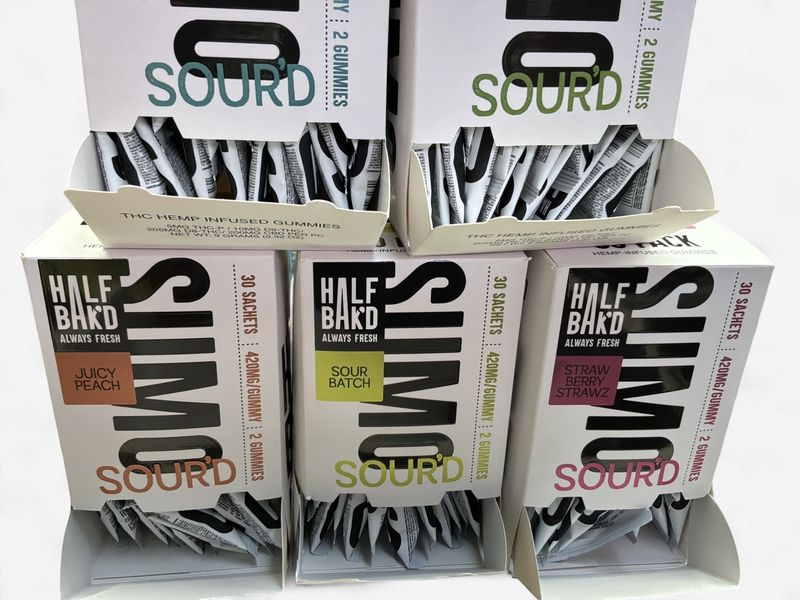 Half Bak'd Sumo Sour'd THC-P Gummies 2ct