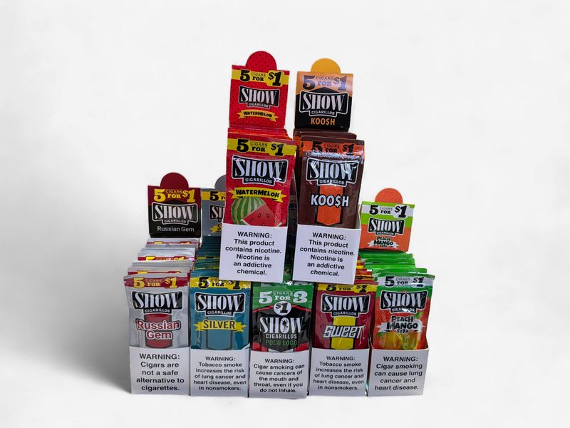 Show 5 for $1 5/ct Cigarillos