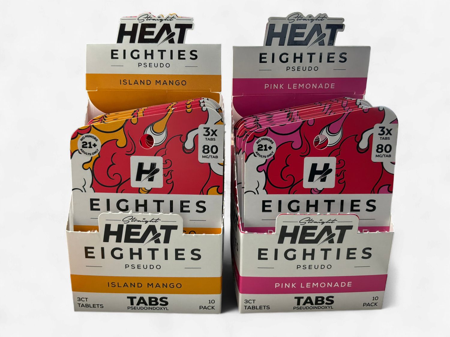 Straight Heat Eighties Pseudo Tabs 80mg 3ct