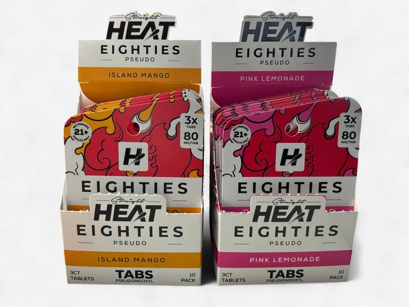 Straight Heat Eighties Pseudo Tabs 80mg 3ct