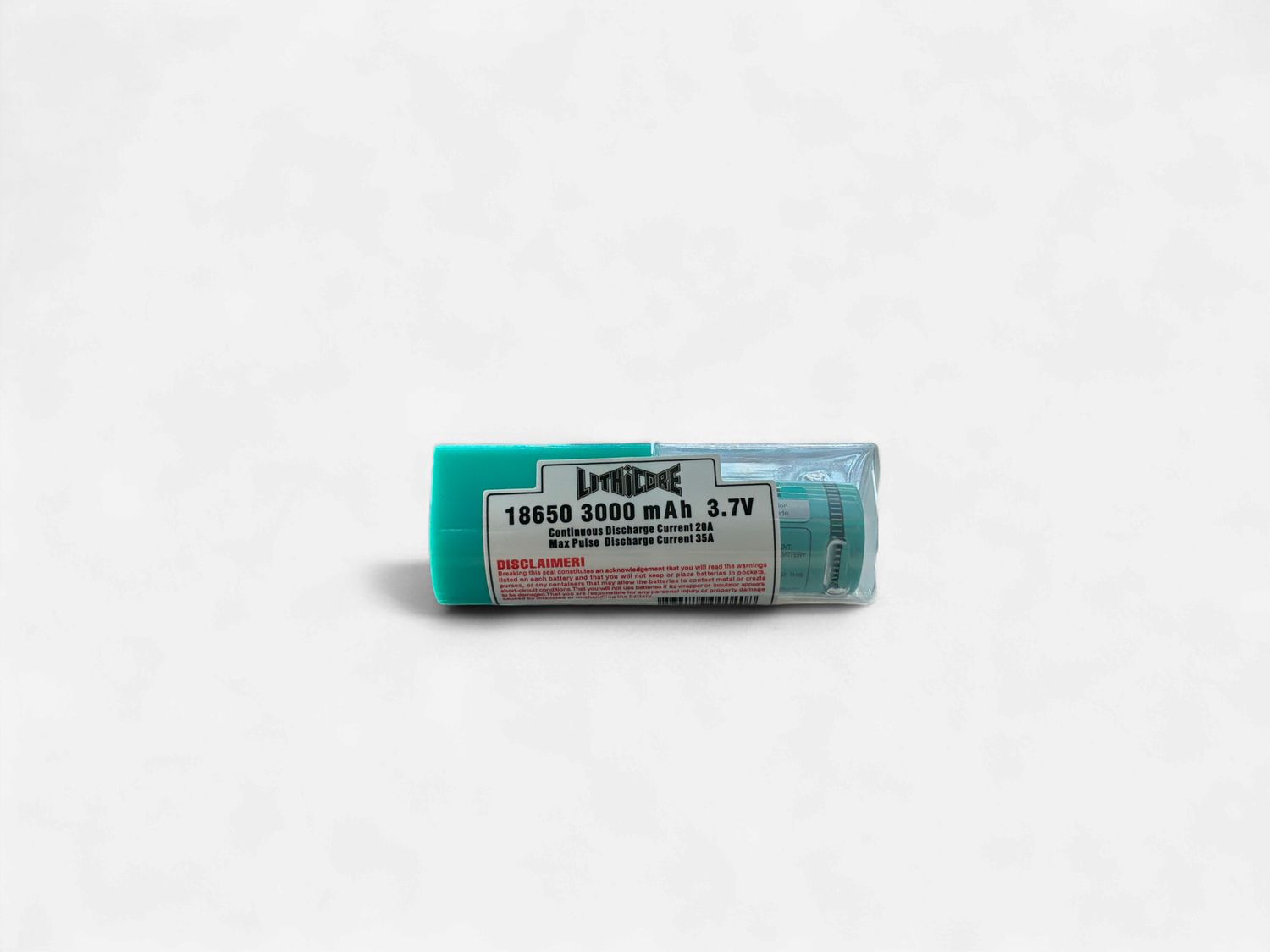 Lithicore 18650 3.7V 3000mAh Battery