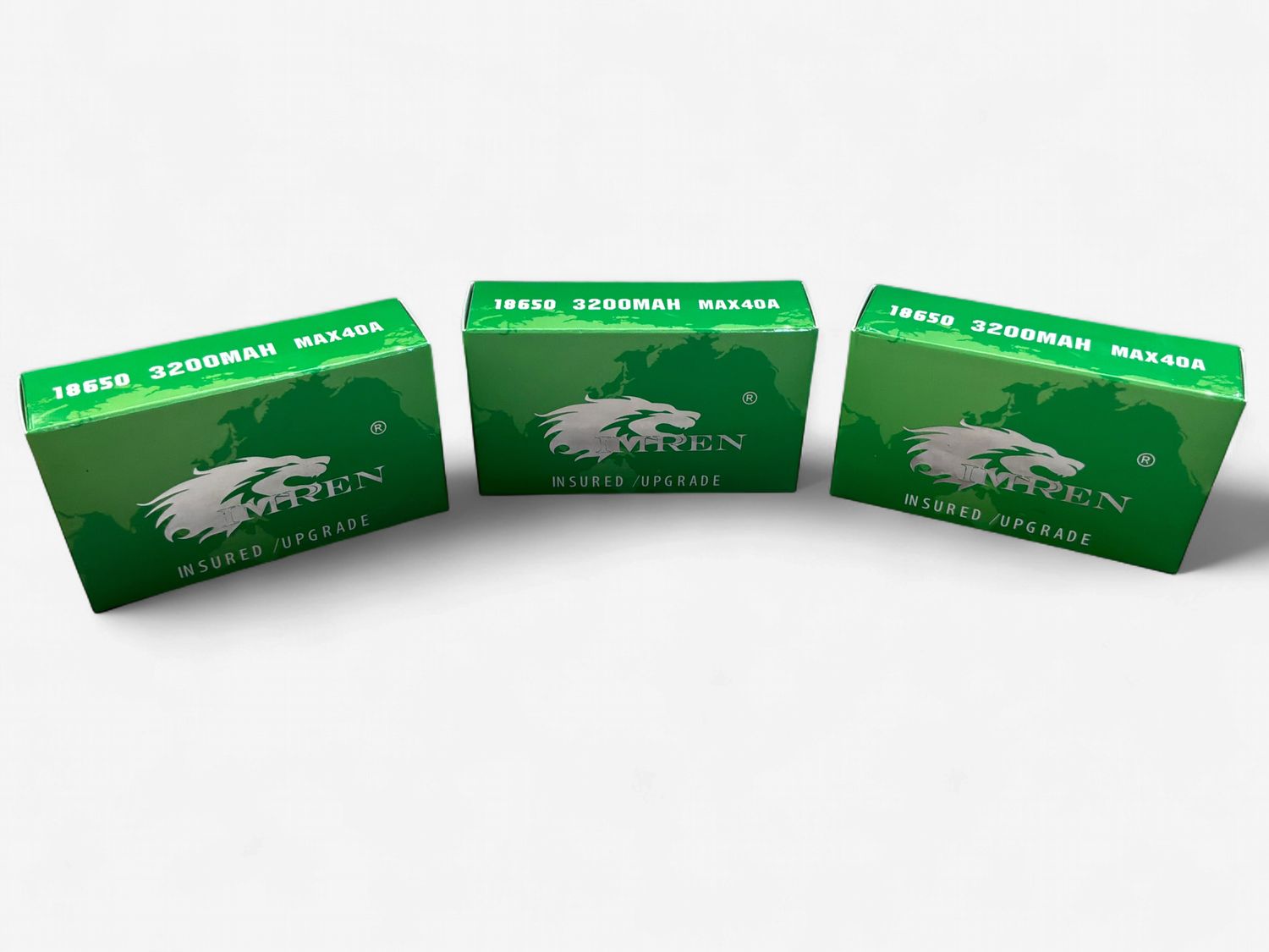 Imren 18650 3200 mAh Max 40A Battery 2/pk