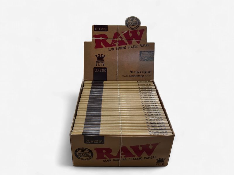 RAW Authentic Rolling Papers King Size Slim Classic