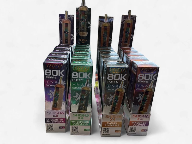 MFU Shisha x4 80,000 Puffs Disposable