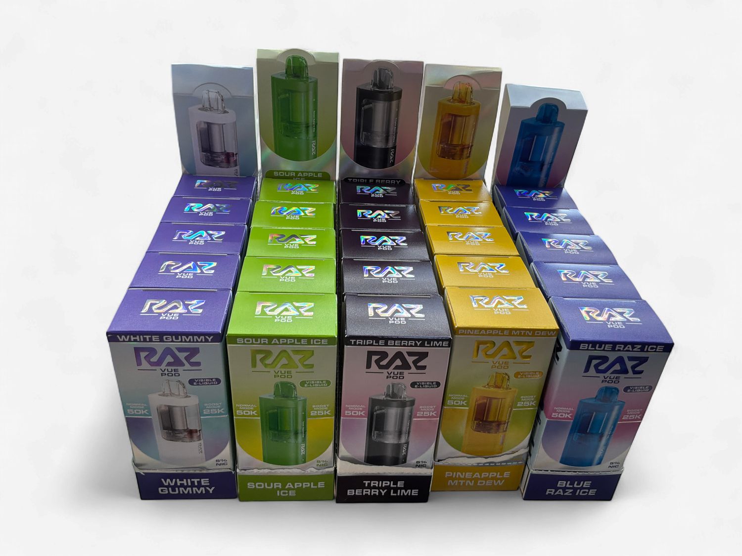 Raz Vue 5% 50k puffs Disposable POD