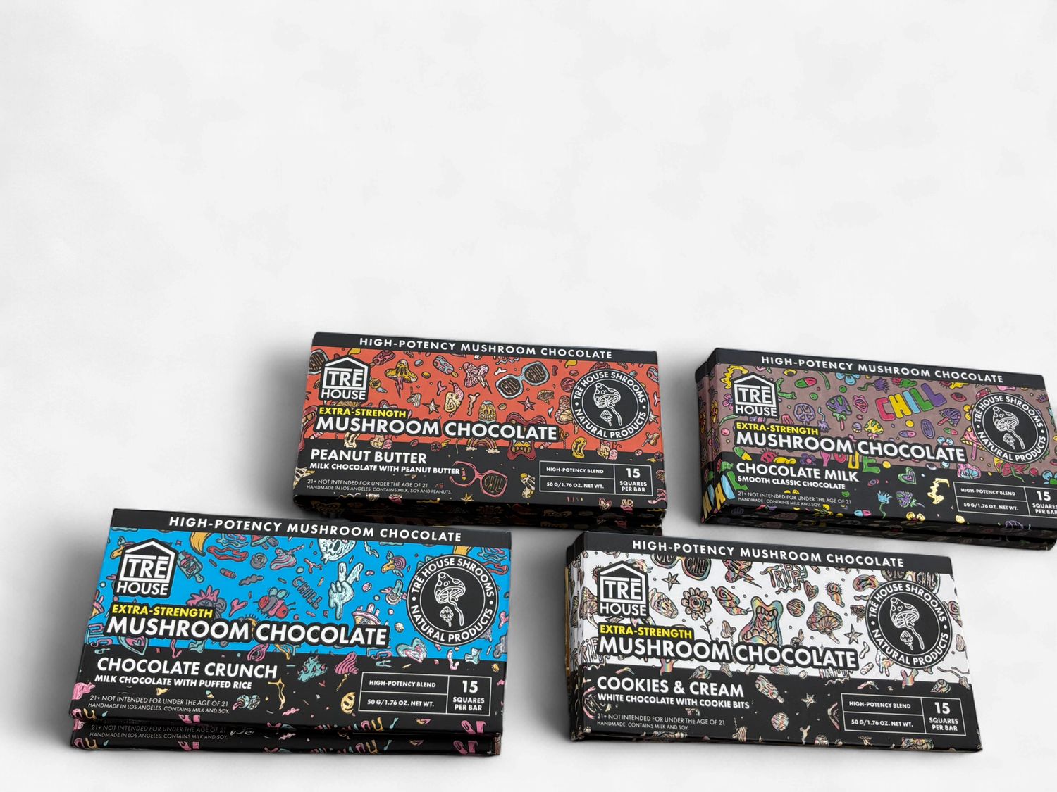 Tre House Extra Strength Mushroom Chocolate Bar 50gm