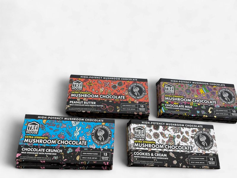 Tre House Extra Strength Mushroom Chocolate Bar 50gm