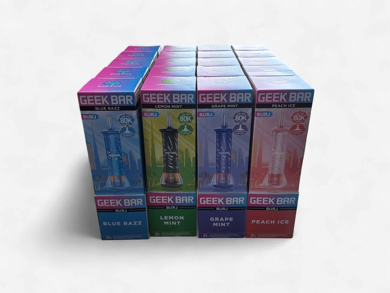 Geek Bar "Burj" 5% 80K Puffs Disposable Hookah