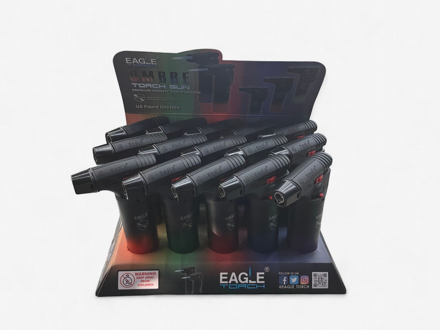 Eagle Ombre Torch Lighter