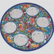 ALEF Em Laser Cut Seder Plate