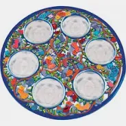 ALEF Em Laser Cut Seder Plate