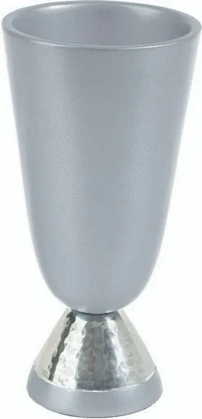 ALEF Hammered Alum Kiddush Cup