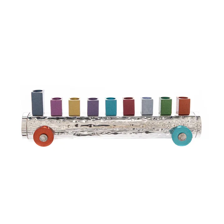 ALEF Em Train Menorah Small