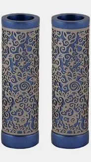 ALEF Em Round Candle w/cutout
