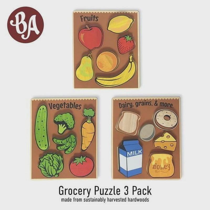 Food Puzzles - 3pack