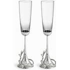 ARAM White Orchid Toasting Flutes