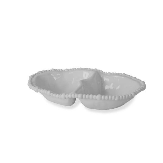 BB Vida Alegria Double Dip Bowl White