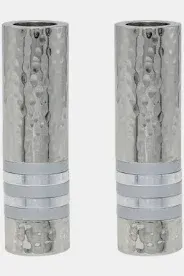 ALEF Hammered Candlesticks - Cylinder