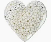 AG Daisy Chain Heart Plate