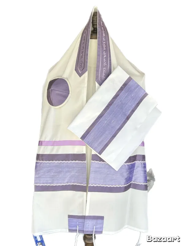 MJ Women’s Lavender Two Tone Tallit