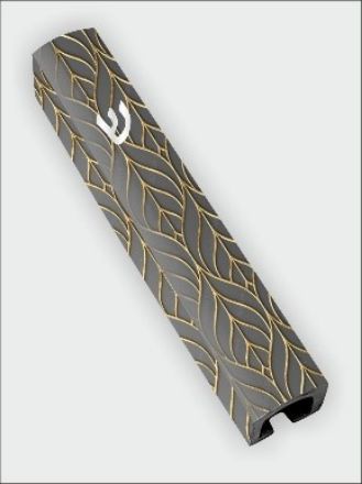 COPA Metal Grey Mezuzah
