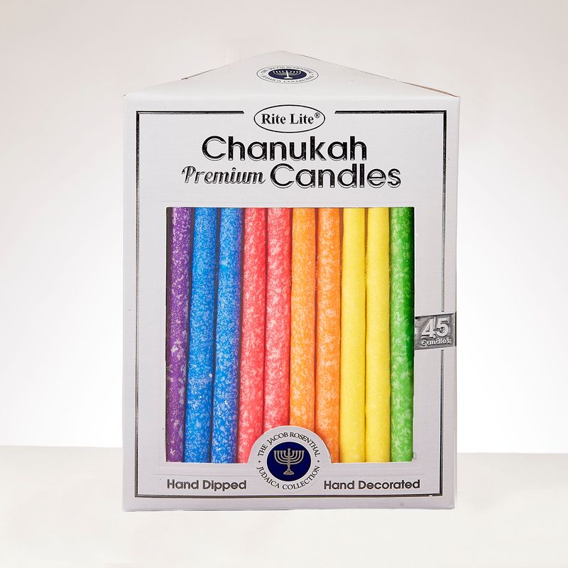 RIT Premium Frosted Hanukkah Candles
