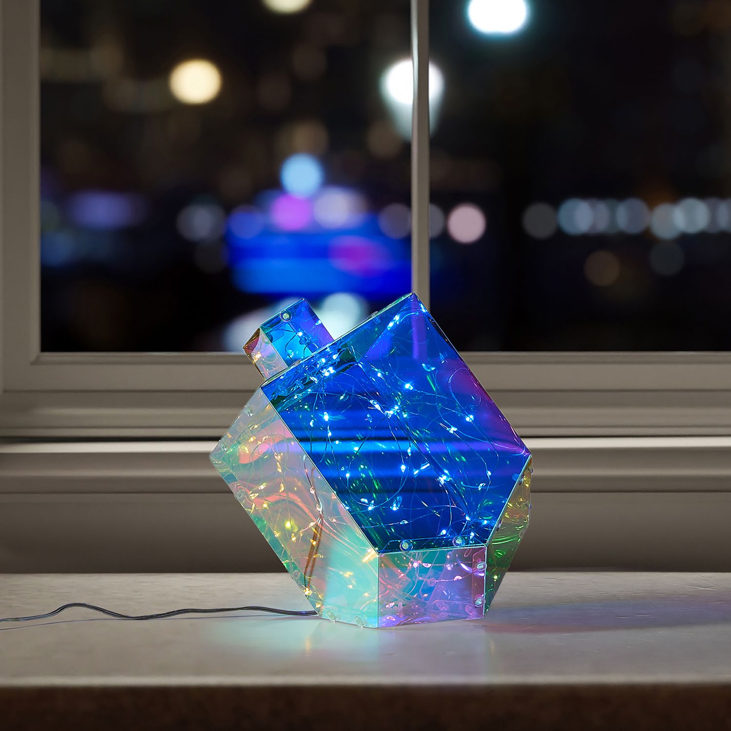 RIT Light Up Dreidel Decoration