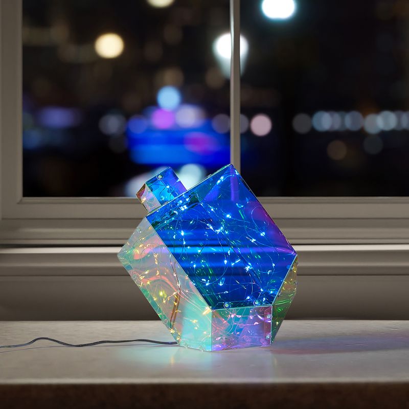 RIT Light Up Dreidel Decoration
