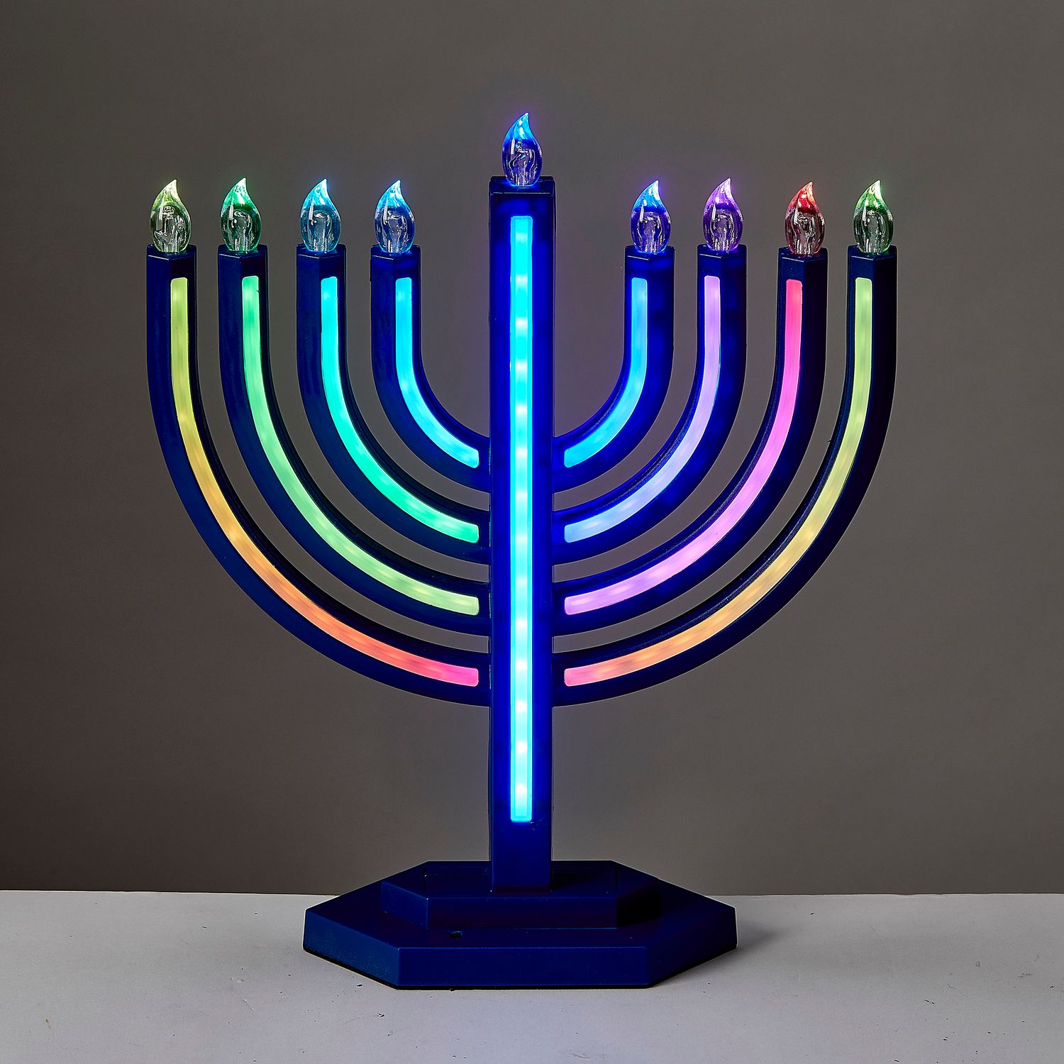 RIT Colorwave LED Menorah With Color Changing Lights