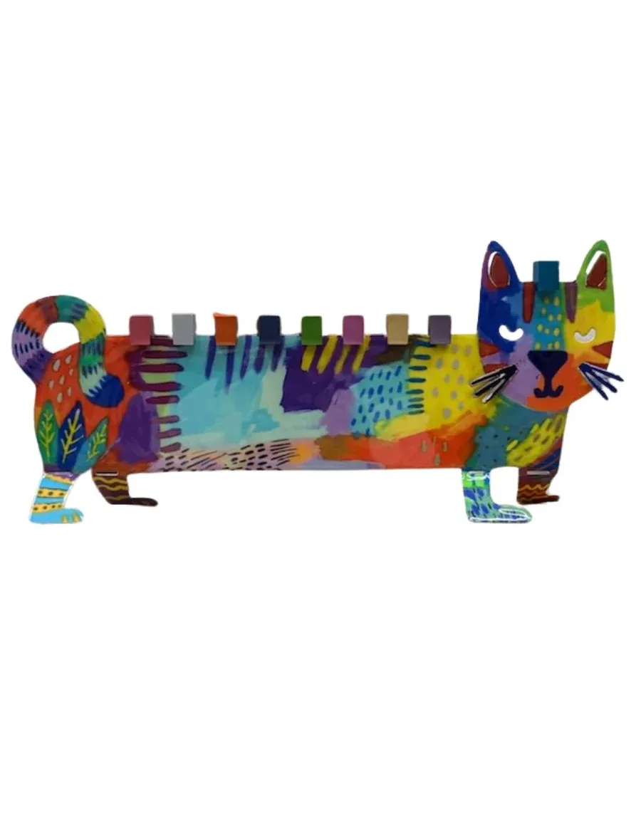 ALEF Emanuel Cat Menorah