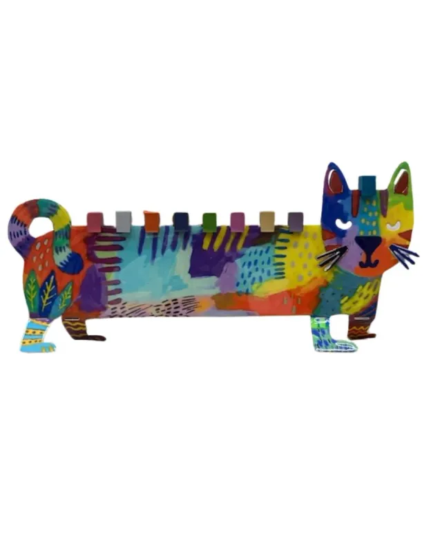 ALEF Emanuel Cat Menorah