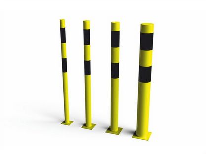Rammschutzpoller 100cm - schmal