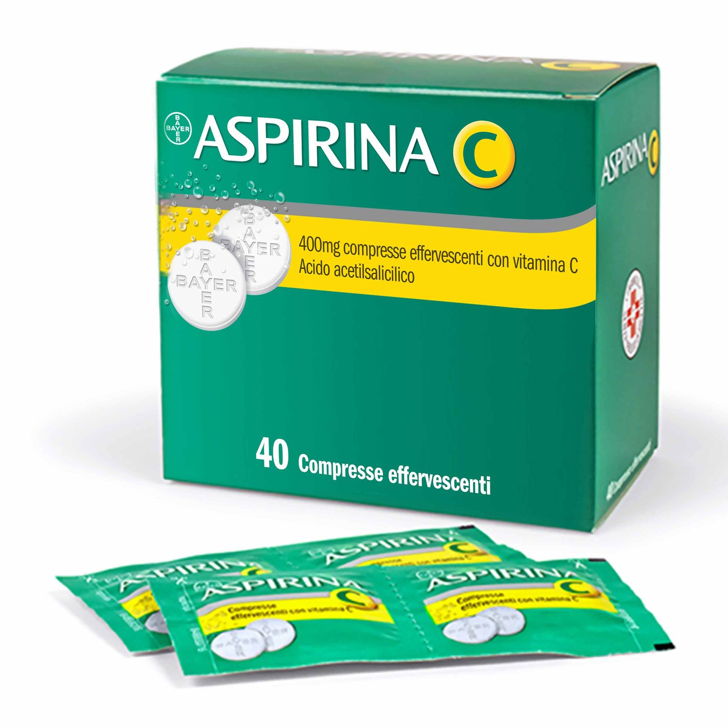 ASPIRINA C*40CPR EFF 400+240MG ASPIRINA C*40CPR EFF 400+240MG