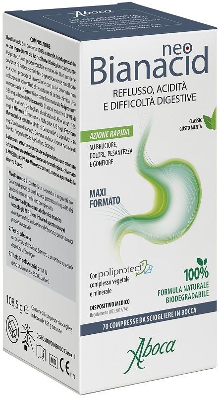 NEOBIANACID 70CPR MASTICABILI