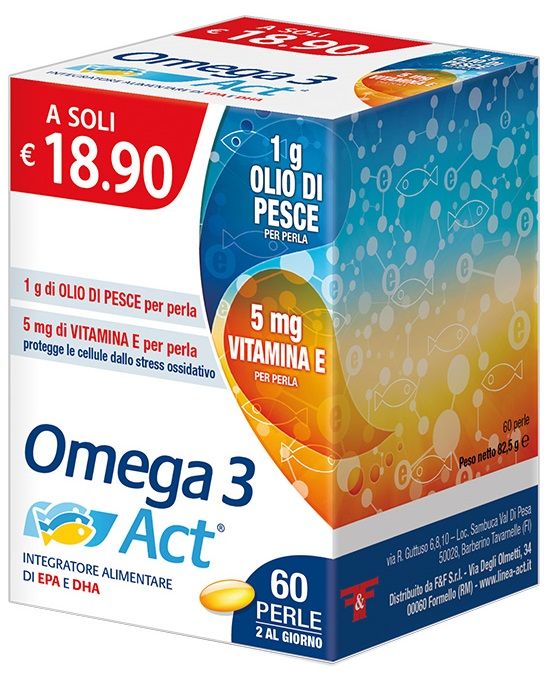 OMEGA 3 ACT 1G 60PRL