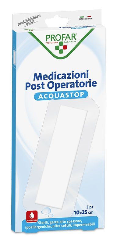 PROFAR MED ACQUASTOP 10X25 3PZ PROFAR MED ACQUASTOP 10X25 3PZ
