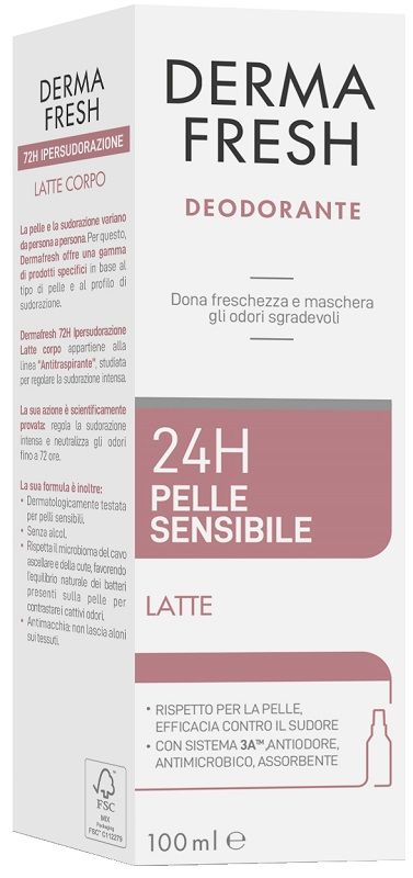 DERMAFRESH 24H P/SENS LAT100ML DERMAFRESH 24H P/SENS LAT100ML