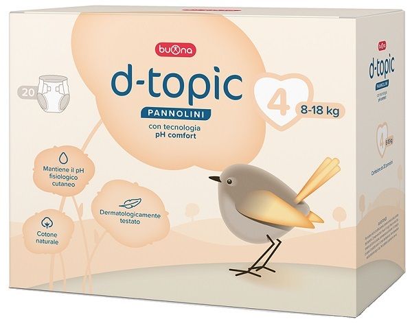 DTOPIC PANNOLINI 4 20PZ DTOPIC PANNOLINI 4 20PZ