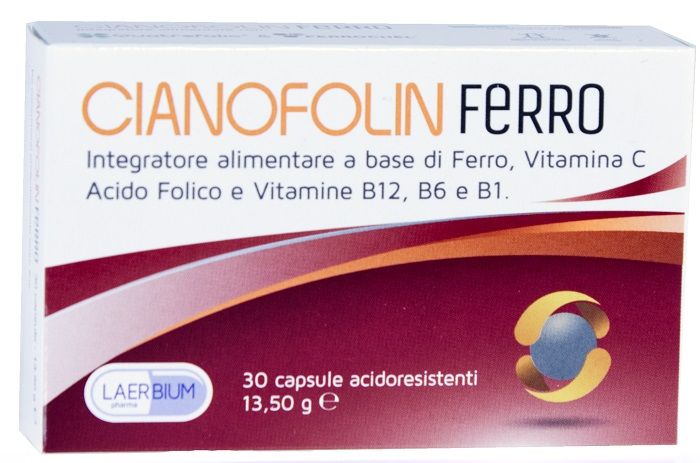CIANOFOLIN FERRO 30CPS ACIDORE