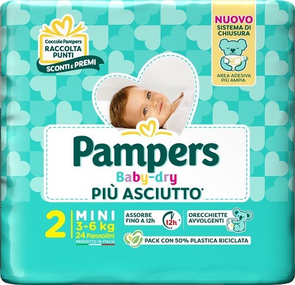 PAMPERS BD DOWNCOUNT MINI 24PZ PAMPERS BD DOWNCOUNT MINI 24PZ