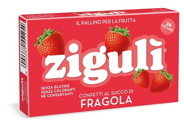 ZIGULI FRAGOLA 36PALLINE 22G ZIGULI FRAGOLA 36PALLINE 22G