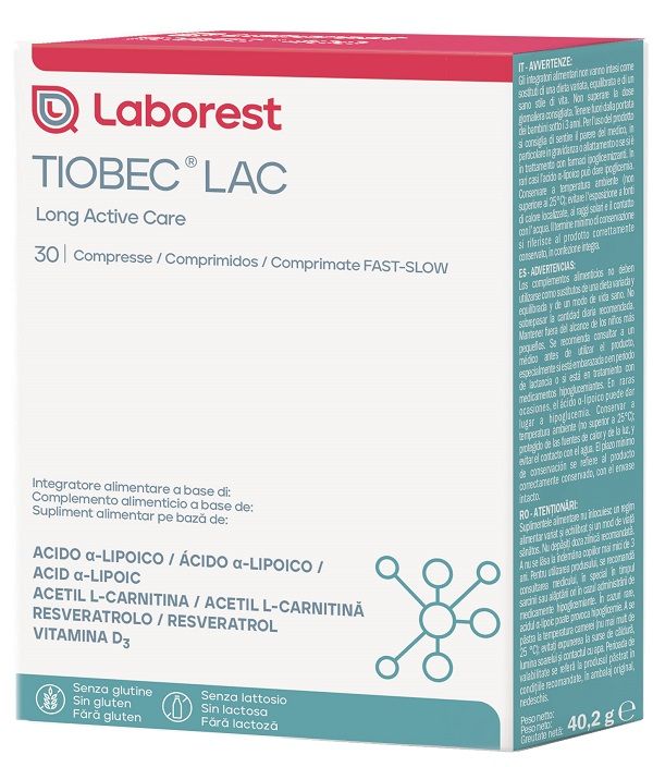 TIOBEC LAC 30CPR TIOBEC LAC 30CPR