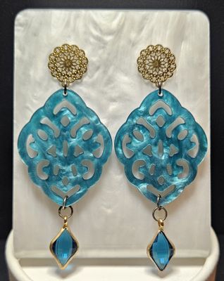 Polymerohrringe mit Blumenstecker Special