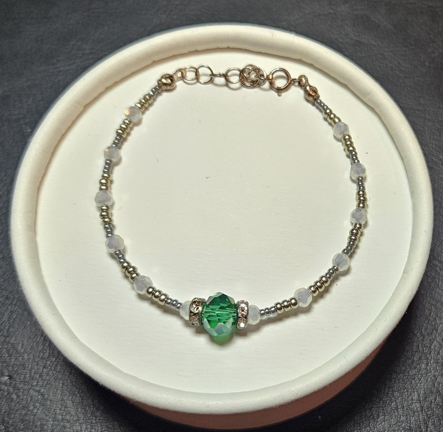 Armband mit Muranoglasperle