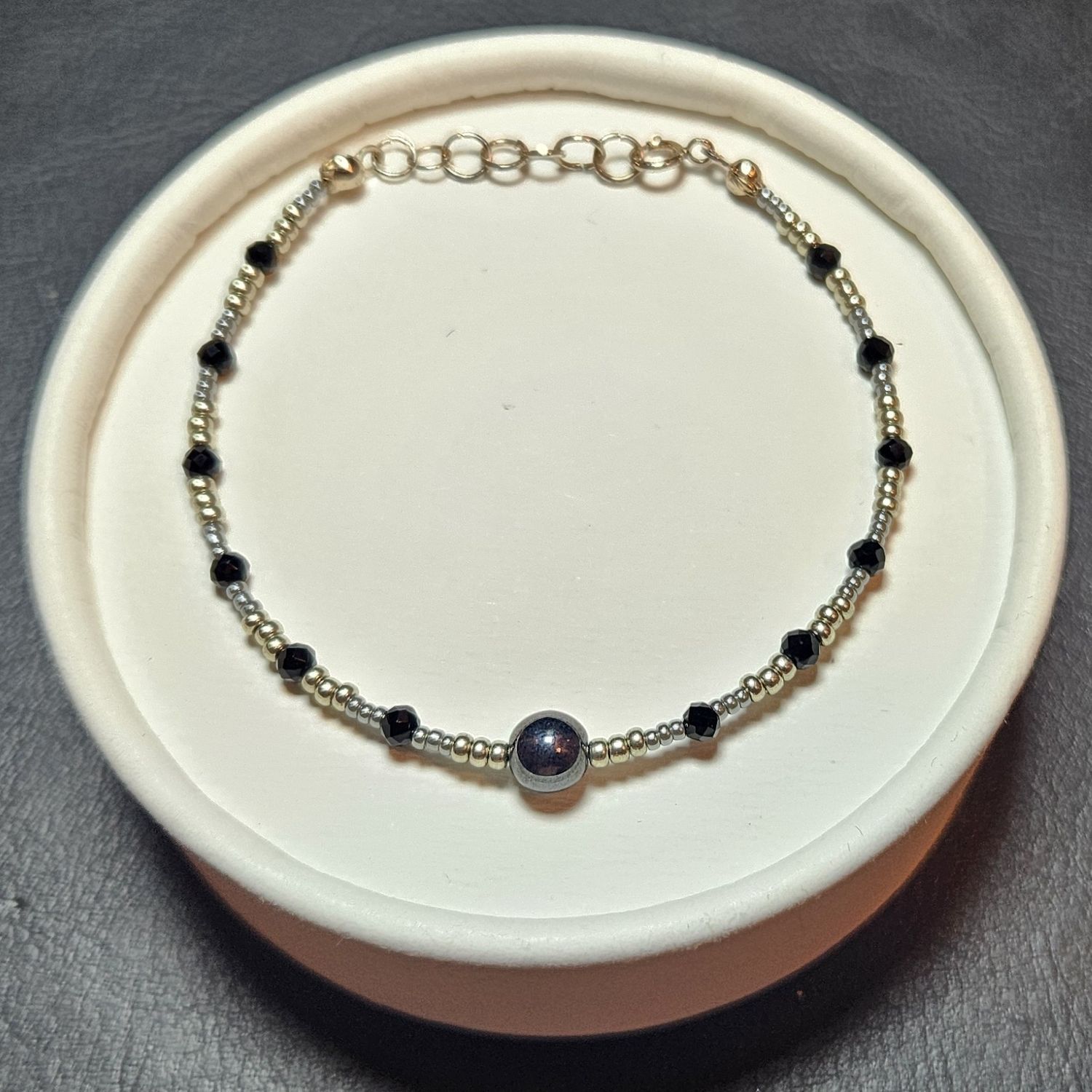 Armband mit Muranoglasperle