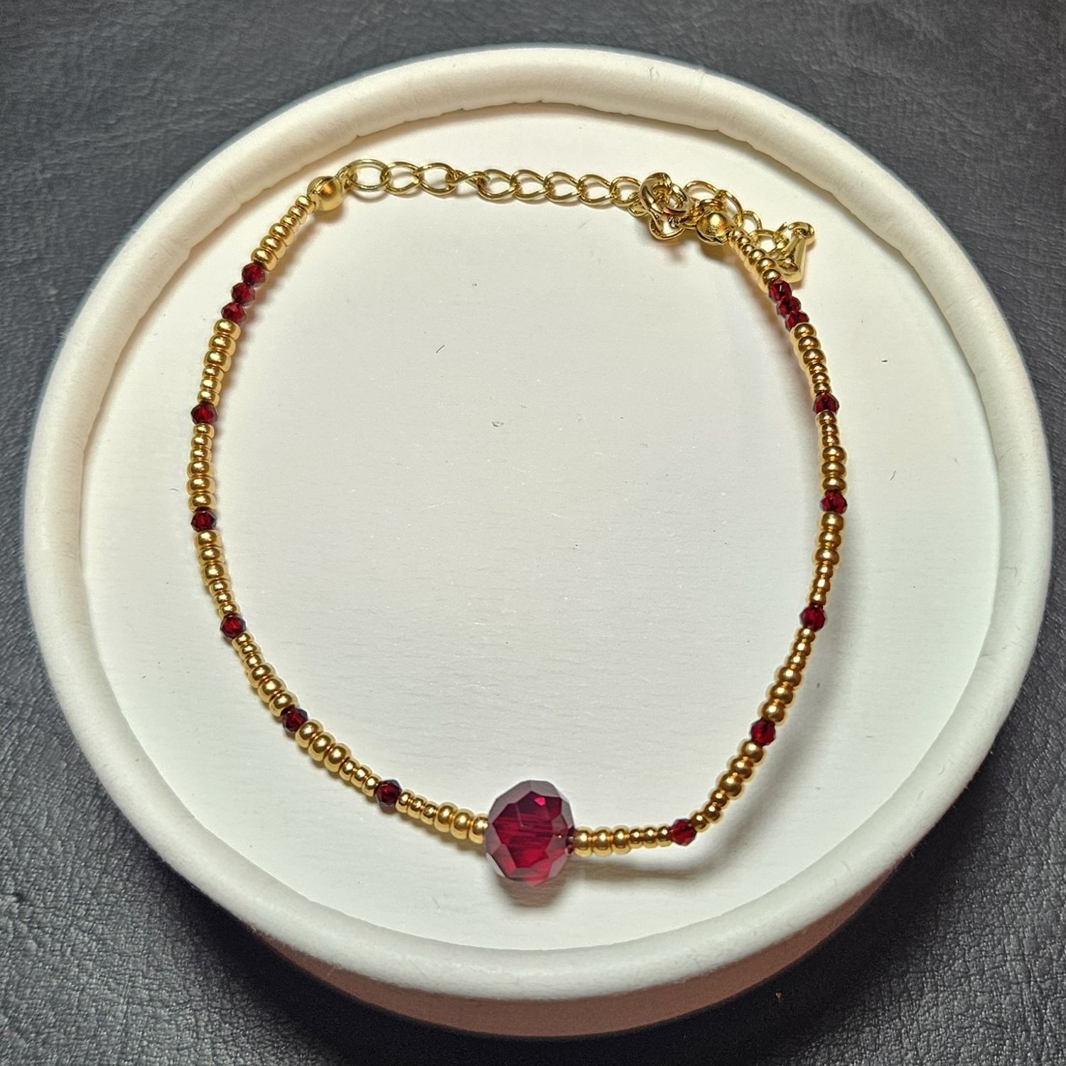 Armband mit Muranoglasperle