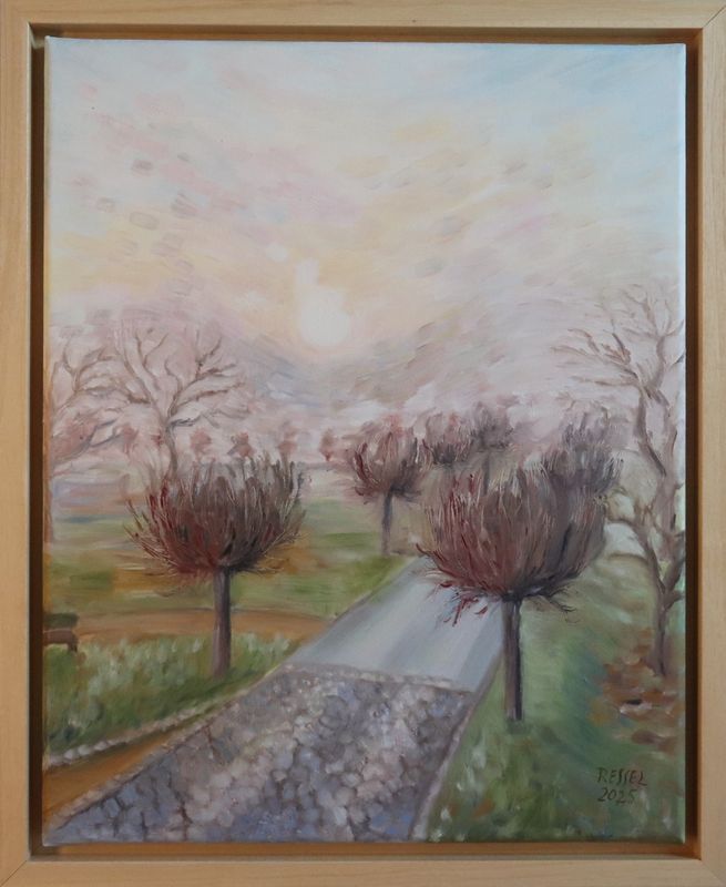 Allee Gut Saathain, Spätherbst