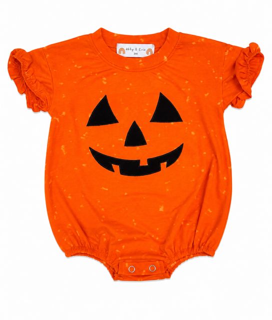 Girl Halloween Pumpkin Bubble